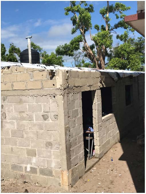 A classroom without a roof