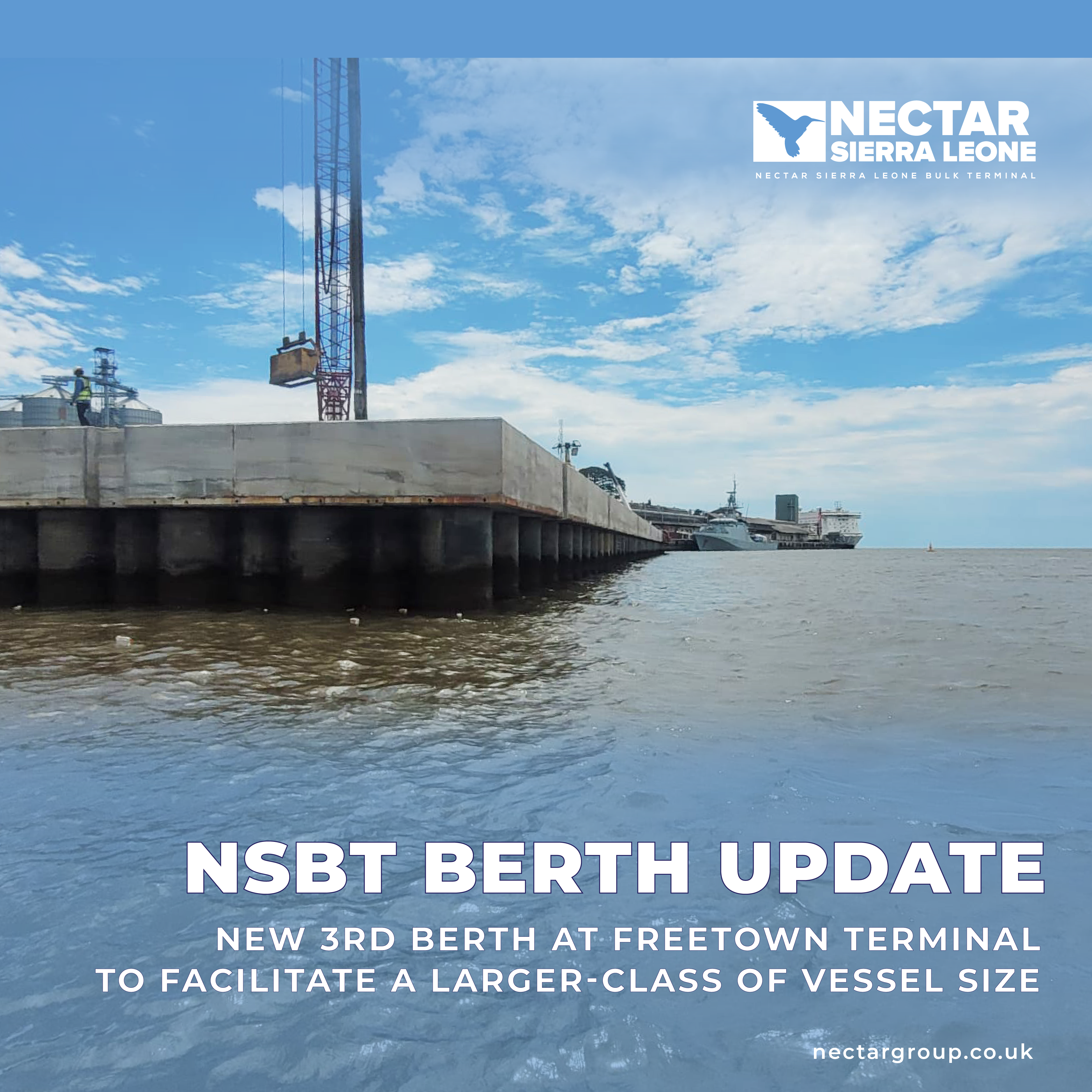 Latest news from berth expansion in NSBT