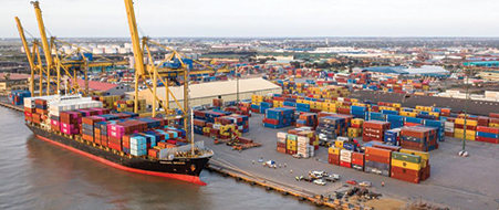 Mozambique container terminal