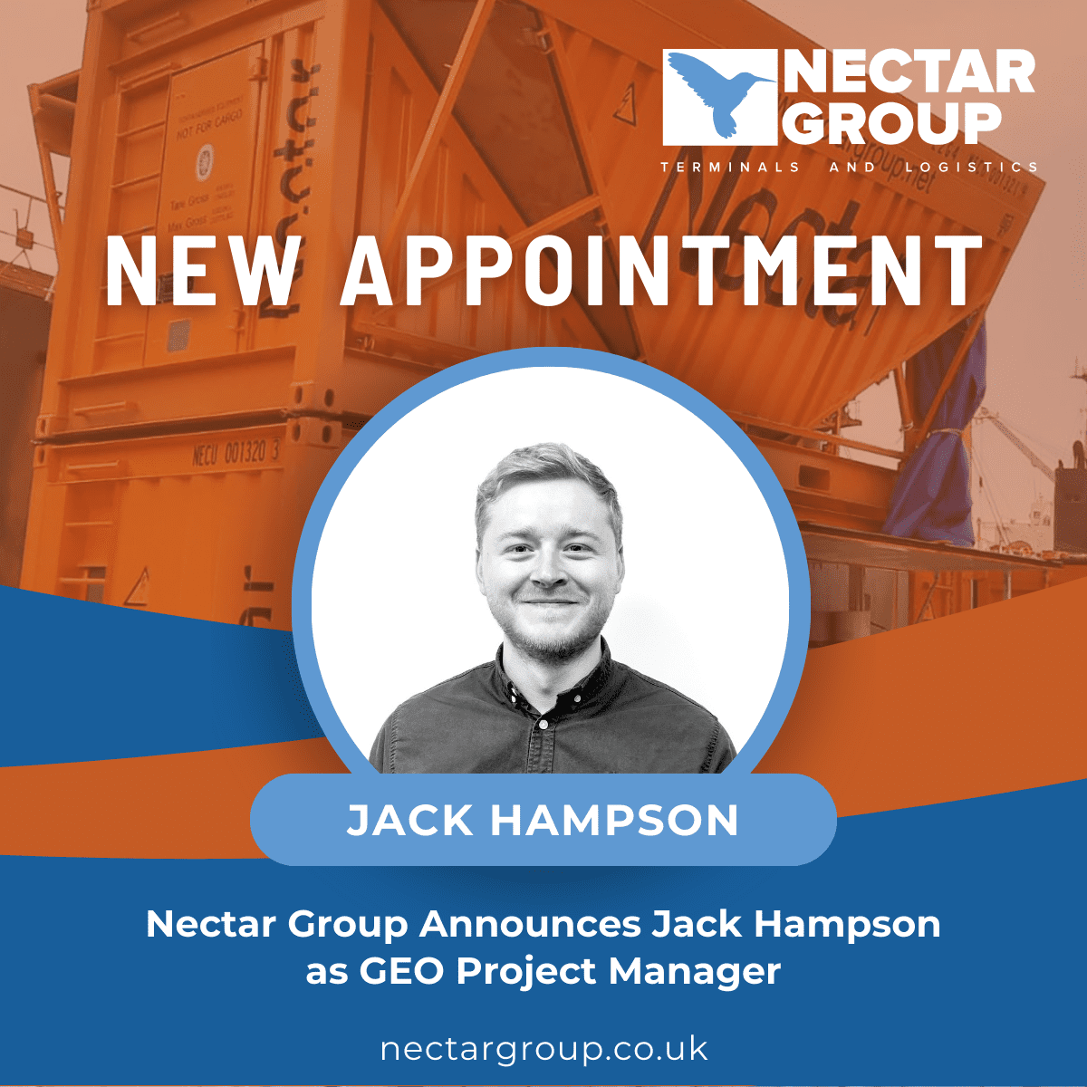 Jack Hampson as GEO Project Manager