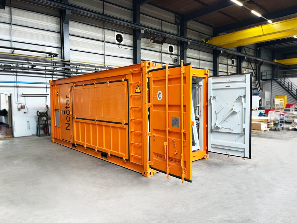 Newly comissioned bagging unit in warehouse_April2024