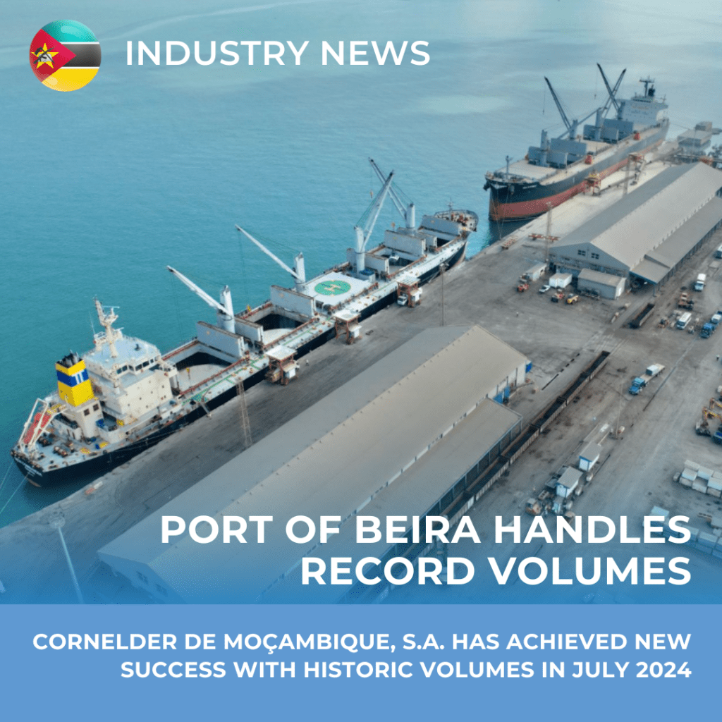 Port of Beira - Record Volumes for July 2024 | Mozambique Cargo Handling