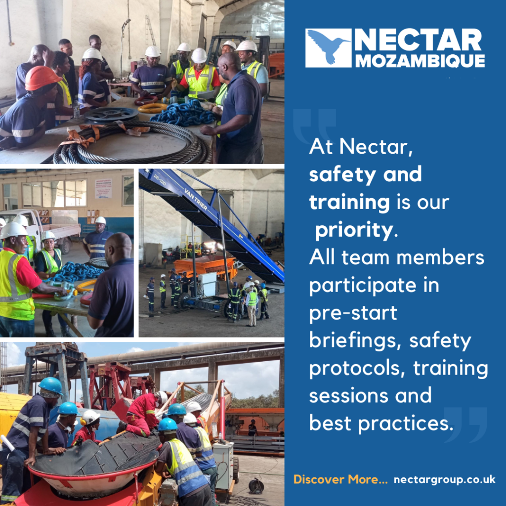 Safety and Training at Nectar Mozambique