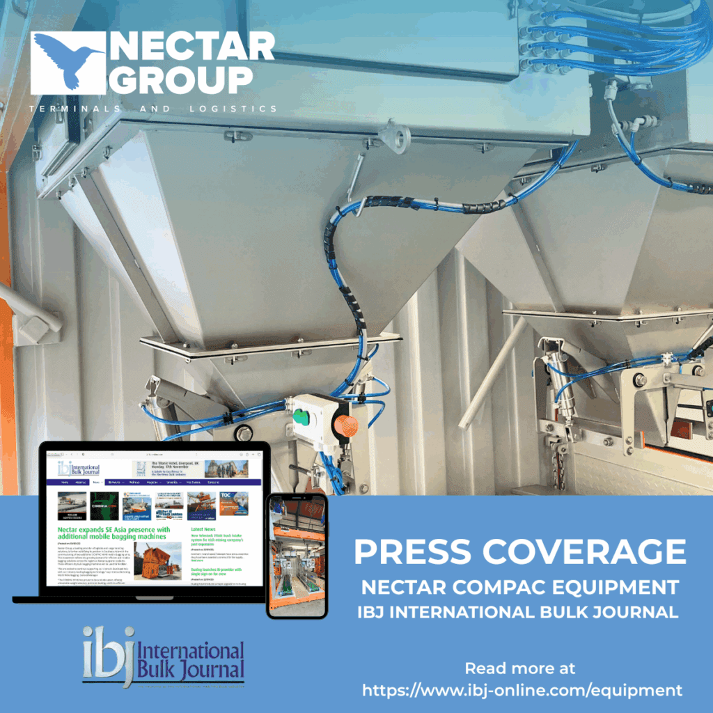 Read about Nectar Equipment in IBJ International Bulk Journal