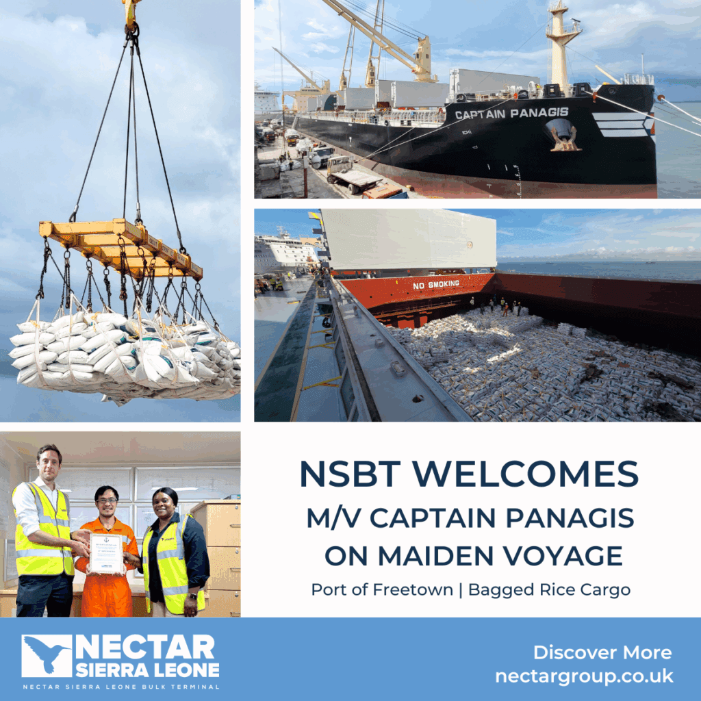 NSBT welcomes vessel for maiden call