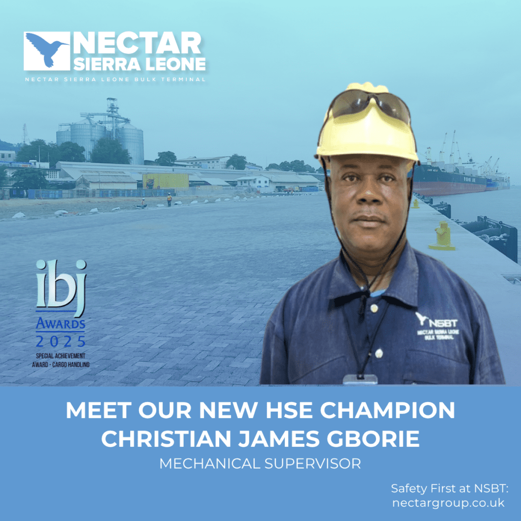 HSE Champion Christian James Gborie