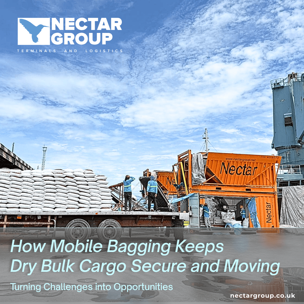How mobile bagging keeps dry bulk cargo secure and moving